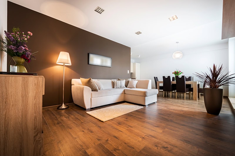Improve Your Home’s Indoor Air Quality. A clean, dust free living room.